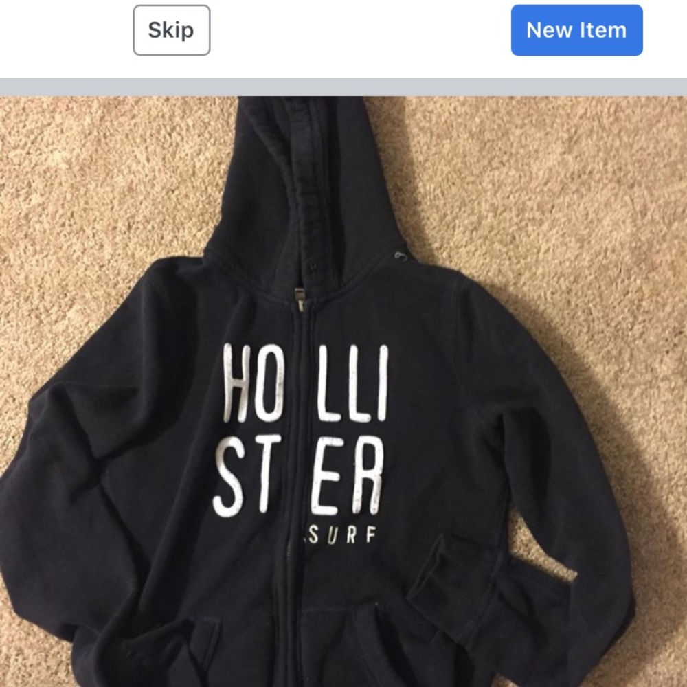 Women’s small Hollister navy blue hoodie